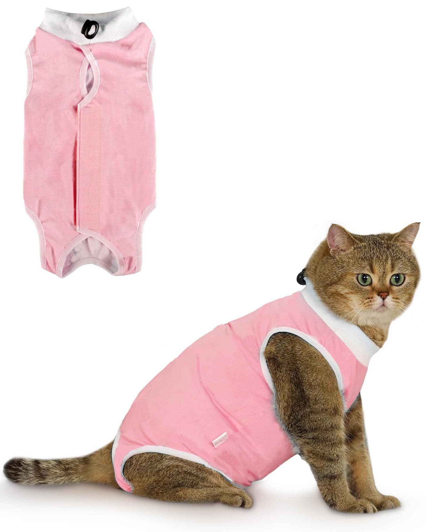 ANWA Breathable Cat Recovery Suit Female Cat Onesie for Cats After Surgery Female Cat Surgery Recovery Suit Female