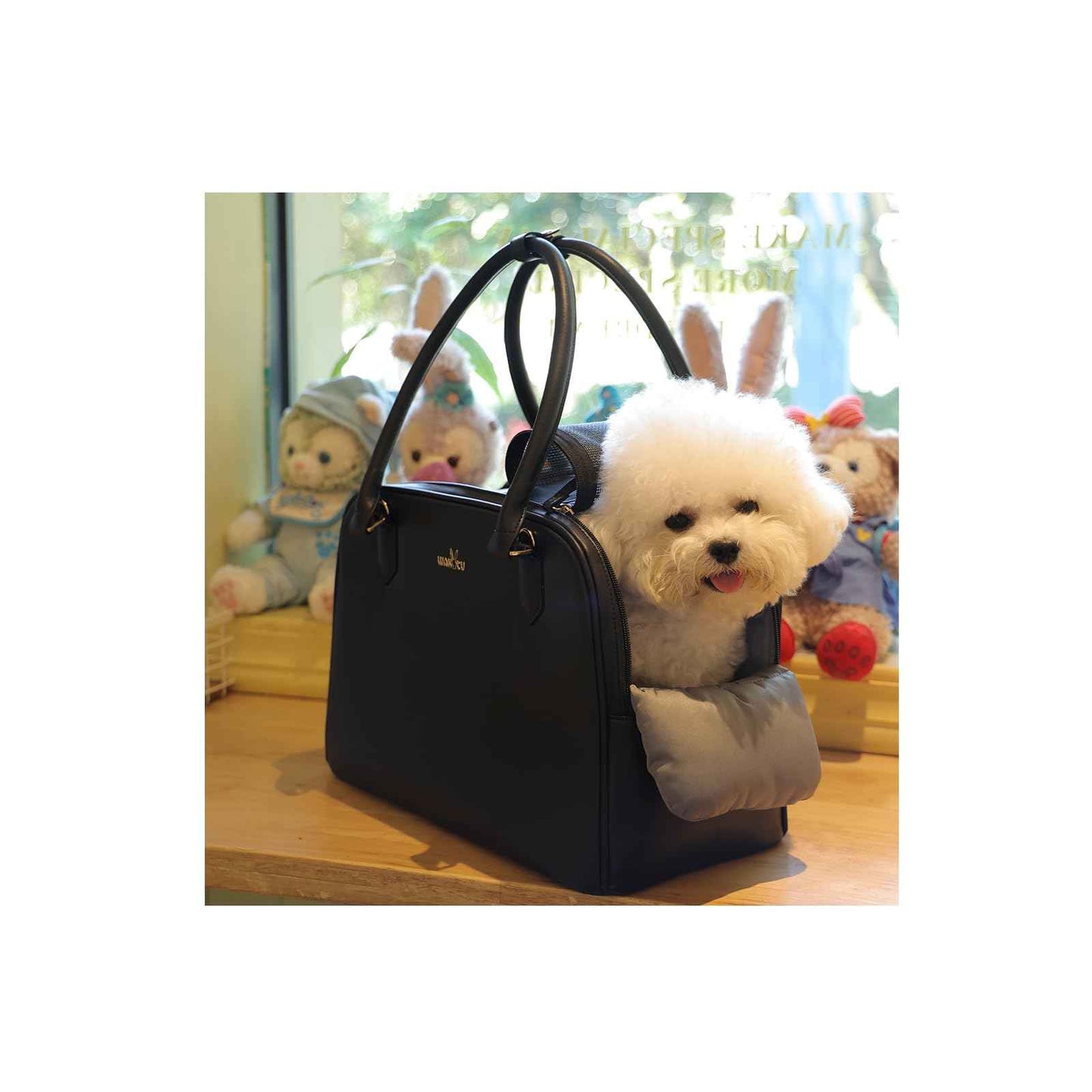 Wakytu Dog Carriers for Small Dogs Dog Purse Carrier for Small Dogs with Treat Pouch Soft-Sided Dog Carrier Airline Approved Dog Tote Bag Pet Carrier for Puppy KittenS