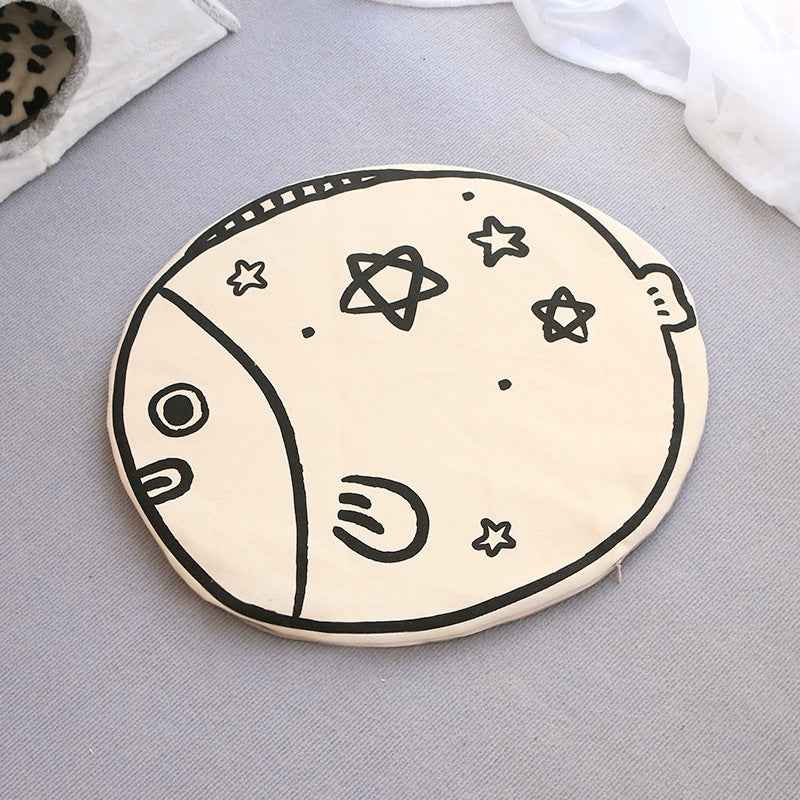 Cartoon Fish Cooling Mat – Keep Pets Cool & Happy