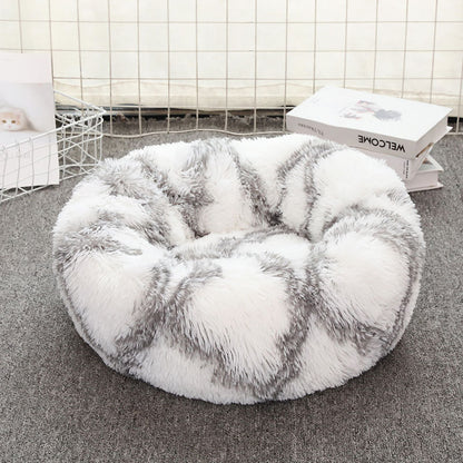 CozyCloud Round Pet Bed – Soft & Comfort for Pets