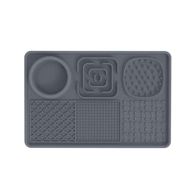 Silicone Pet Feeding Mat and Slow Feed Pad
