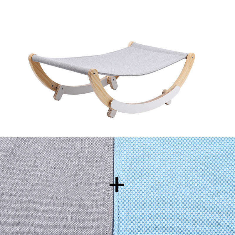 CozyWood Cat Hammock – Relax & Rock in Comfort