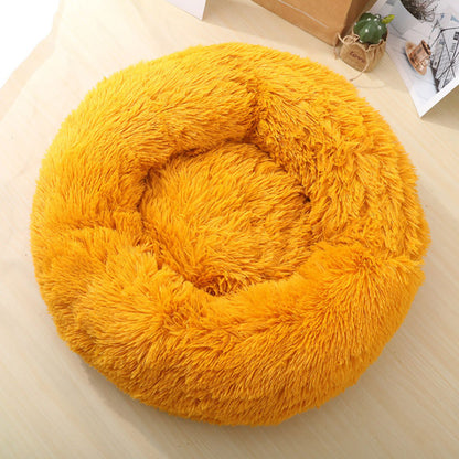 CozyCloud Round Pet Bed – Soft & Comfort for Pets