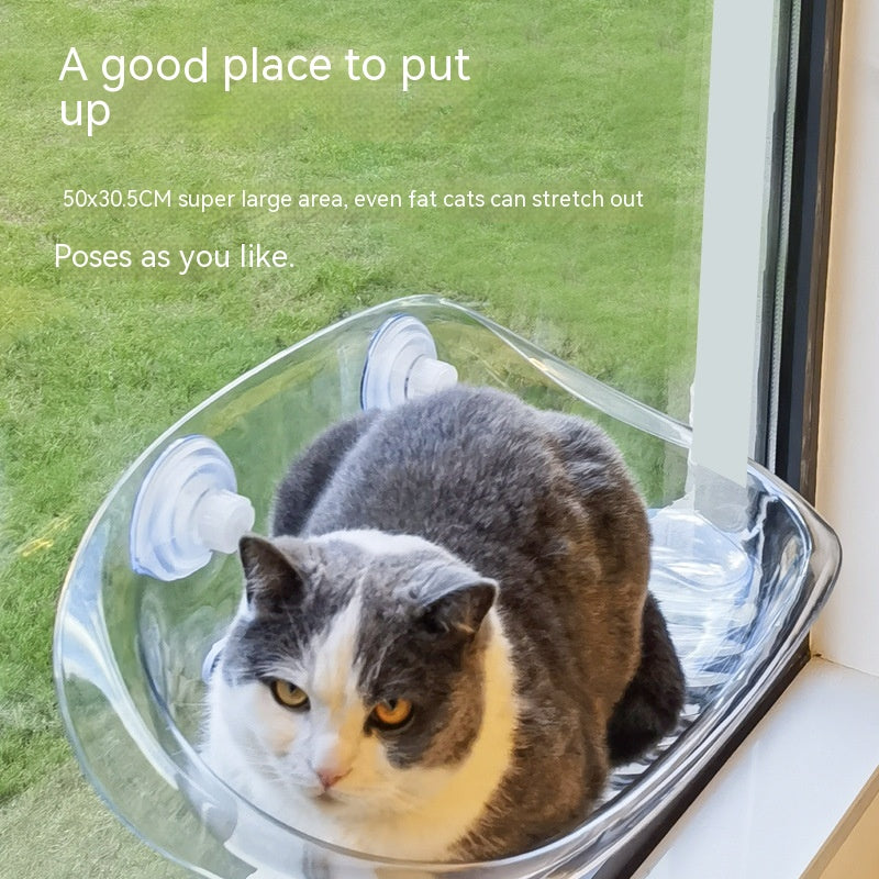 SunBask Cat Hammock – Window Relaxing Cozy Pet Bed