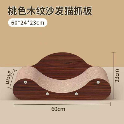 Durable Cat Scratching Sofa with Corrugated Paper (Large)