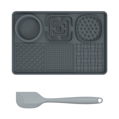Silicone Pet Feeding Mat and Slow Feed Pad