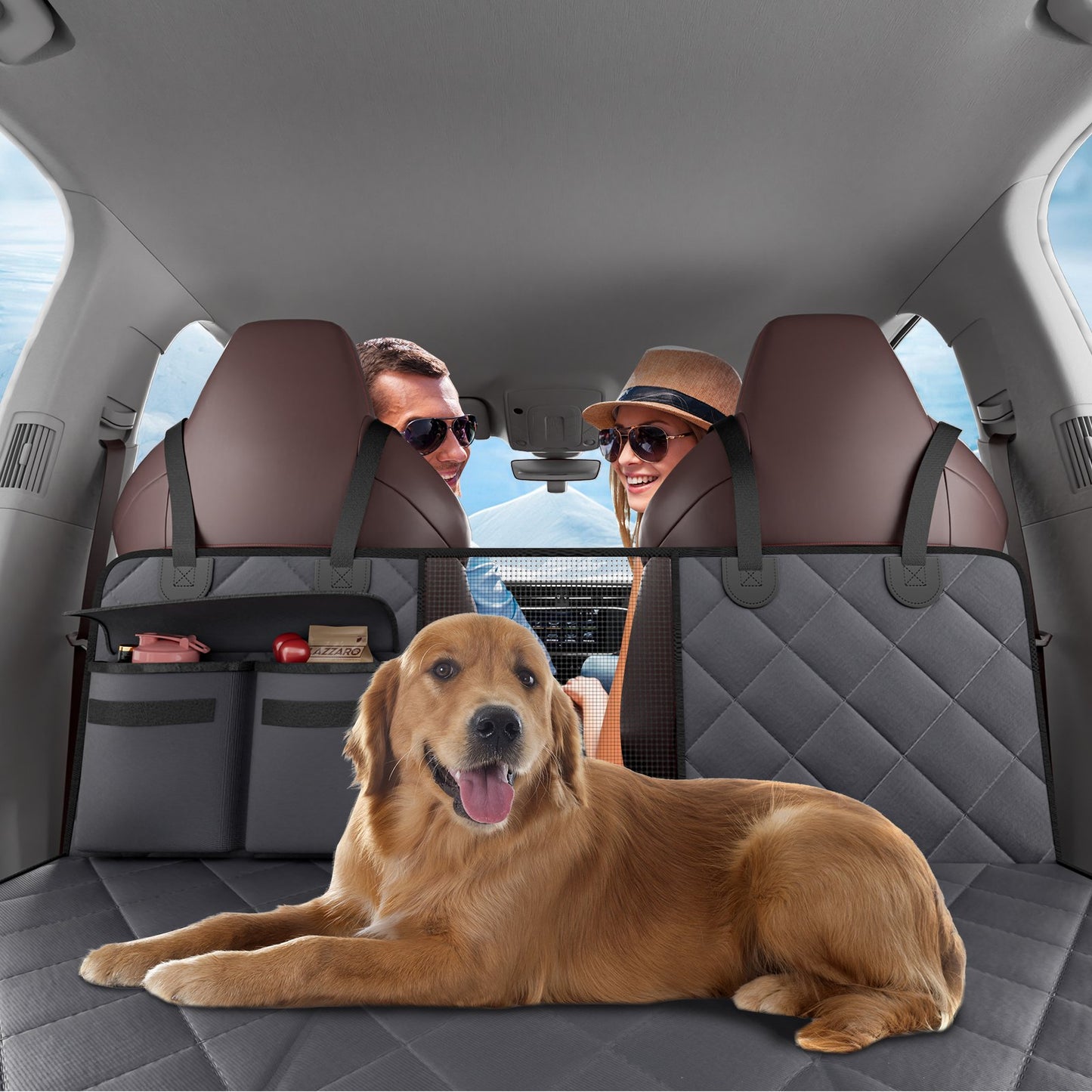 CleanRide Dog Seat Cover – Waterproof Protection for Cars