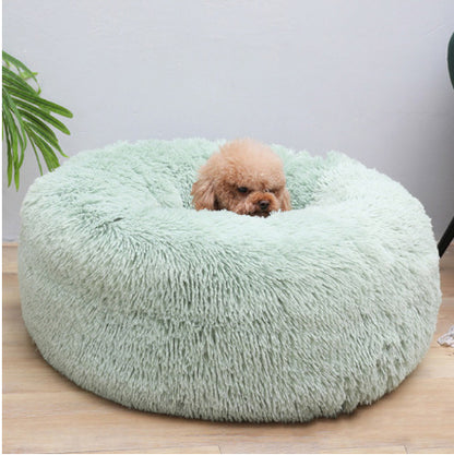CozyCloud Round Pet Bed – Soft & Comfort for Pets