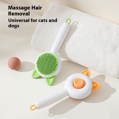 EasyClean Pet Grooming Brush – Remove Loose Fur Fast