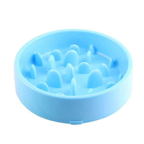 Slow Feed Pet Bowl with Anti-Choke Design and Mat
