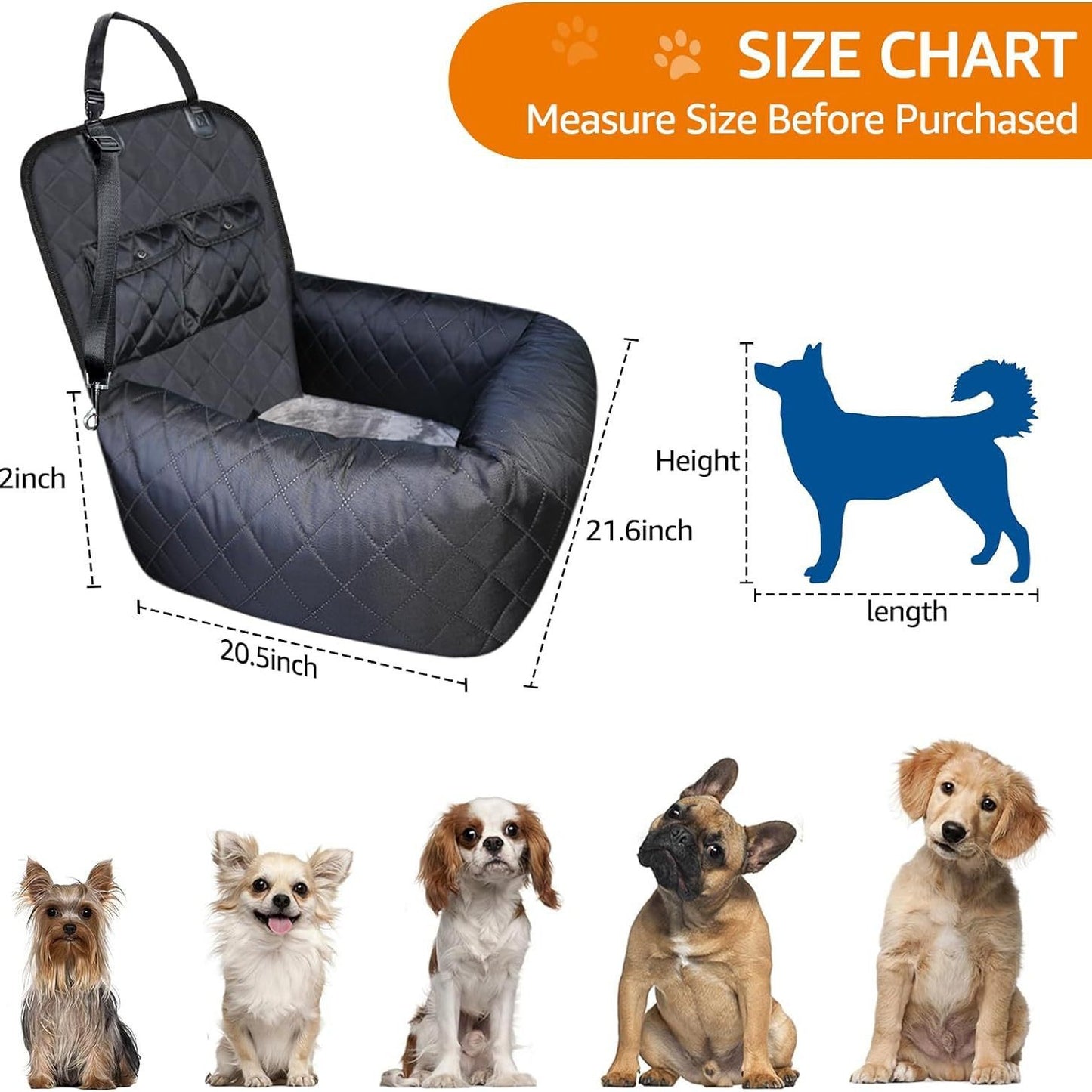 CleanRide Pet Seat Cover – Waterproof Protection for Every Trip