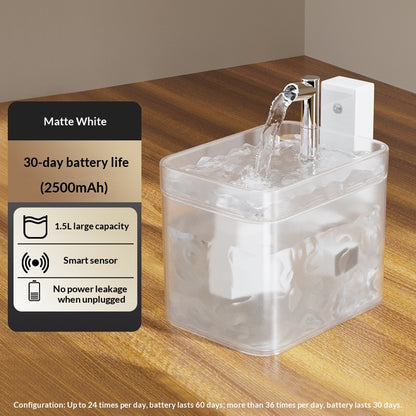 SmartFlow Cat Fountain – Wireless & Automatic Fresh Water
