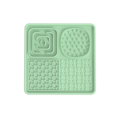 Silicone Pet Feeding Mat and Slow Feed Pad