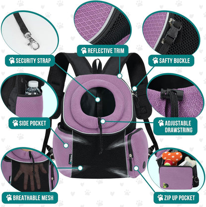 TravelBuddy Dog Carrier Backpack – Comfortable & Portable Pet Bag