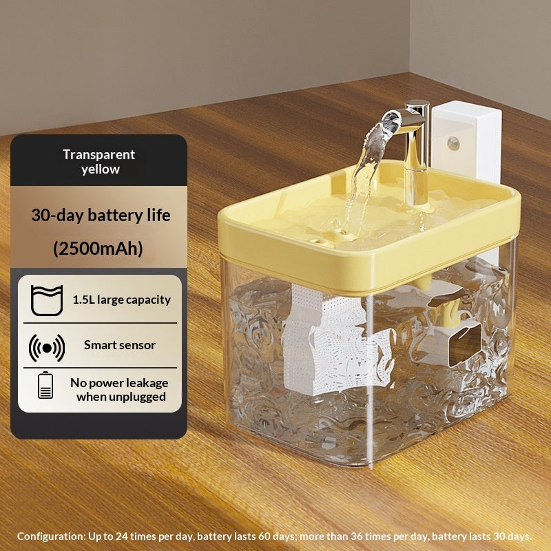 SmartFlow Cat Fountain – Wireless & Automatic Fresh Water