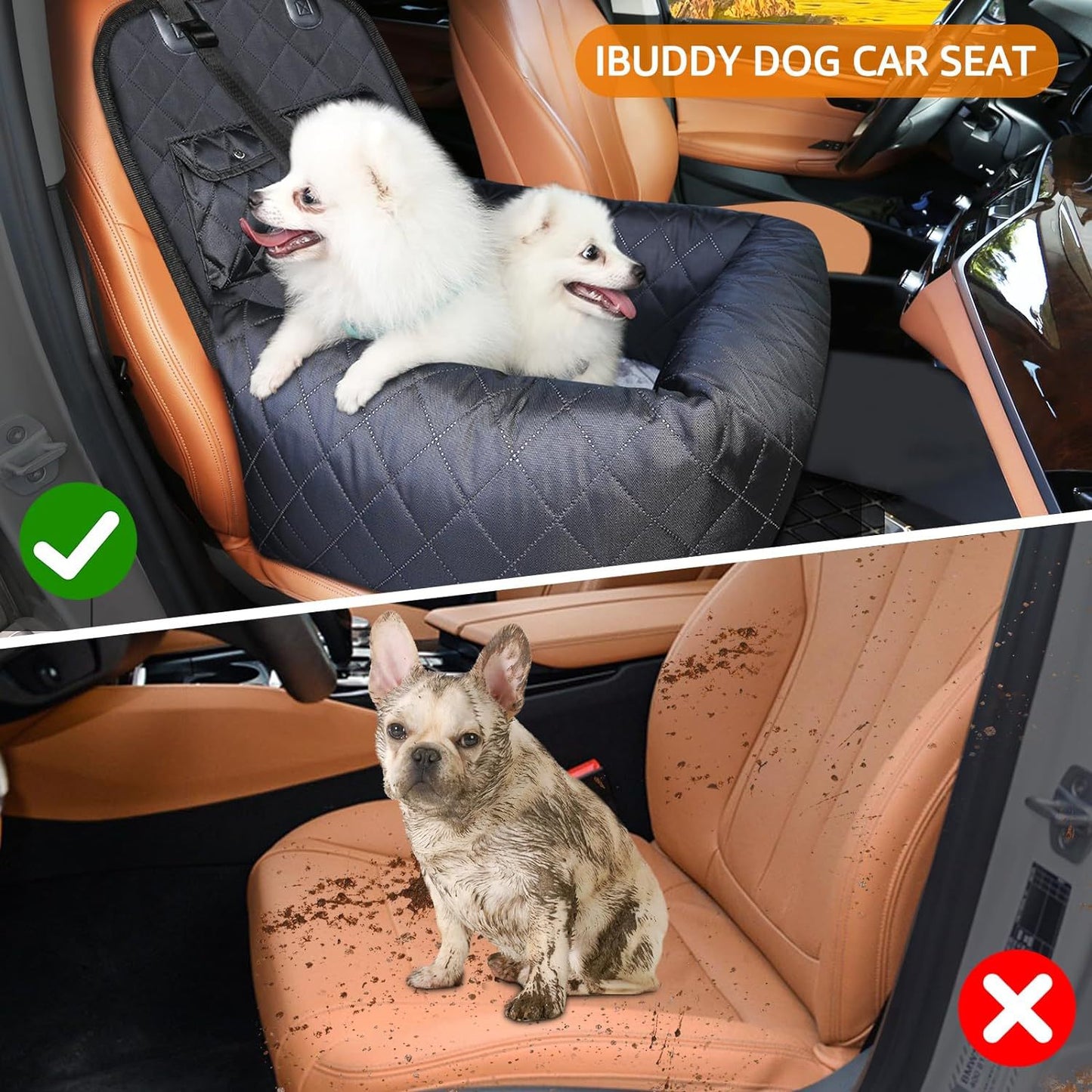 CleanRide Pet Seat Cover – Waterproof Protection for Every Trip