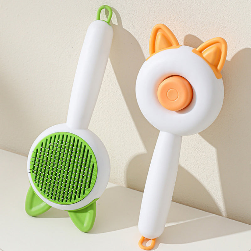 EasyClean Pet Grooming Brush – Remove Loose Fur Fast
