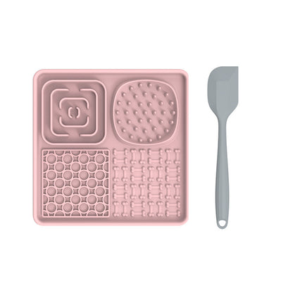 Silicone Pet Feeding Mat and Slow Feed Pad