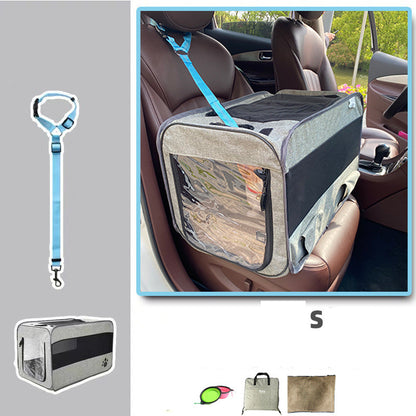 SafeTravel Pet Carrier – Foldable & Secure Travel Bag