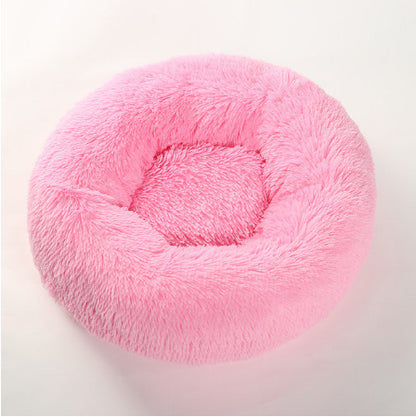 CozyCloud Round Pet Bed – Soft & Comfort for Pets