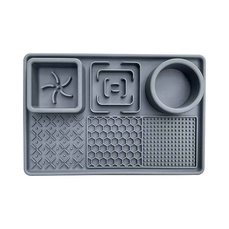 Silicone Slow Feed Pet Licking Mat with Suction Cups