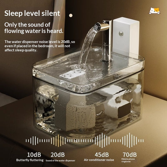 SmartFlow Cat Fountain – Wireless & Automatic Fresh Water