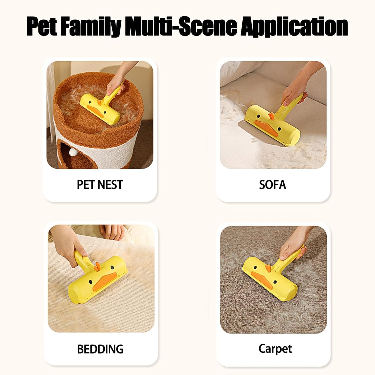 Pet Hair Remover – Reusable Lint Roller for Sofa & Bedding