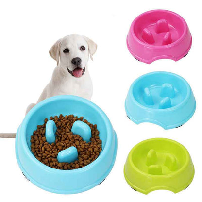 Anti-choking Pet Slow Food Bowl for Healthy Eating