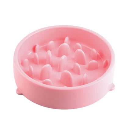 Slow Feed Pet Bowl with Anti-Choke Design and Mat
