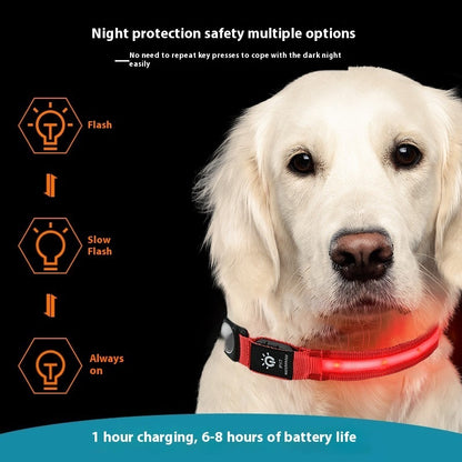 GlowTrack Pet Collar – Safe, Visible & Always Connected