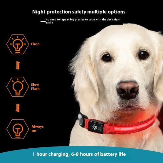 GlowTrack Pet Collar – Safe, Visible & Always Connected