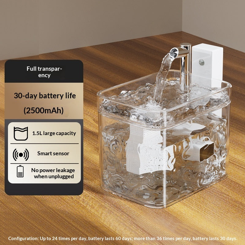SmartFlow Cat Fountain – Wireless & Automatic Fresh Water