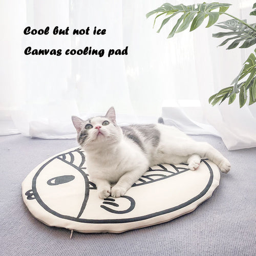 Cartoon Fish Cooling Mat – Keep Pets Cool & Happy