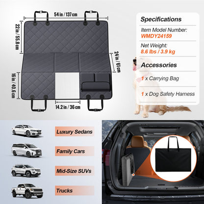 CleanRide Dog Seat Cover – Waterproof Protection for Cars