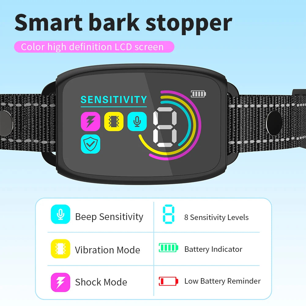 SmartQuiet Dog Collar – Gentle Bark Control & Training