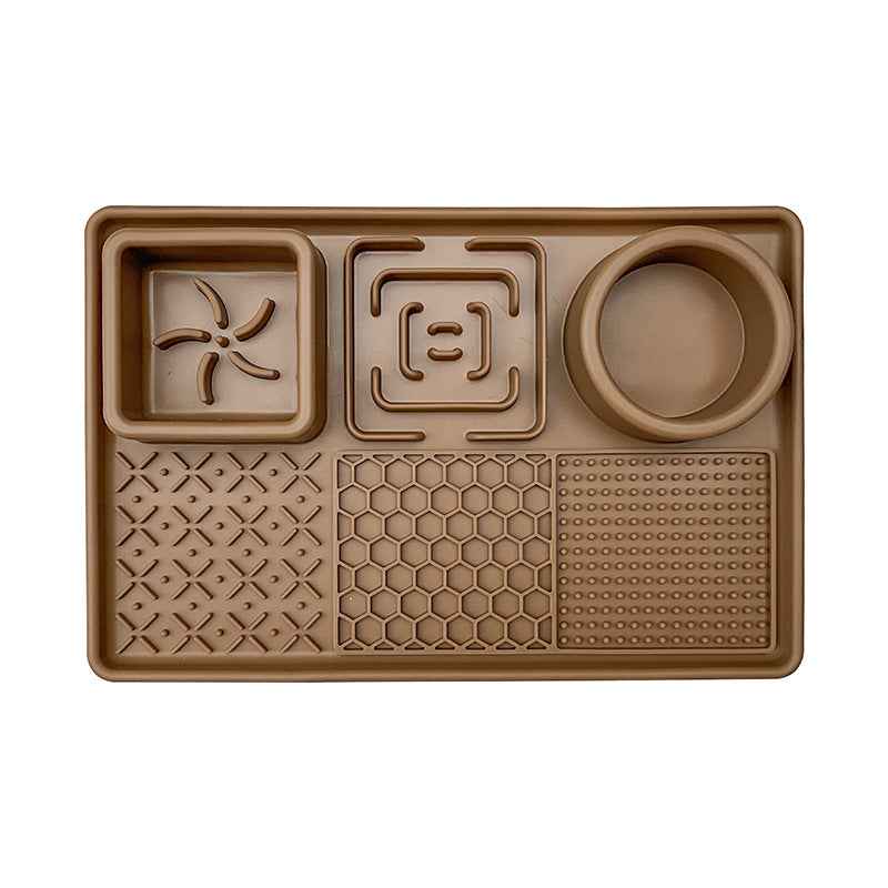 Silicone Slow Feed Pet Licking Mat with Suction Cups