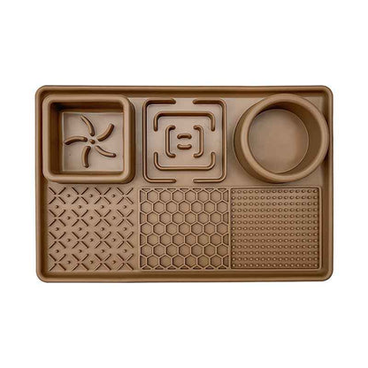 Silicone Slow Feed Pet Licking Mat with Suction Cups