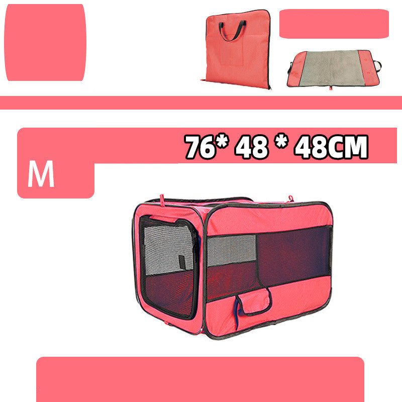 SafeTravel Pet Carrier – Foldable & Secure Travel Bag