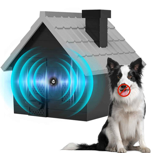 Anti Barking Device Ultrasonic Dog Bark Deterrent Devices 4 Modes Dog Barking Silencer up to 50 FT Dog Barking Control Device Bark Box Indoor Outdoor for Dogs Training & Behavior Aids