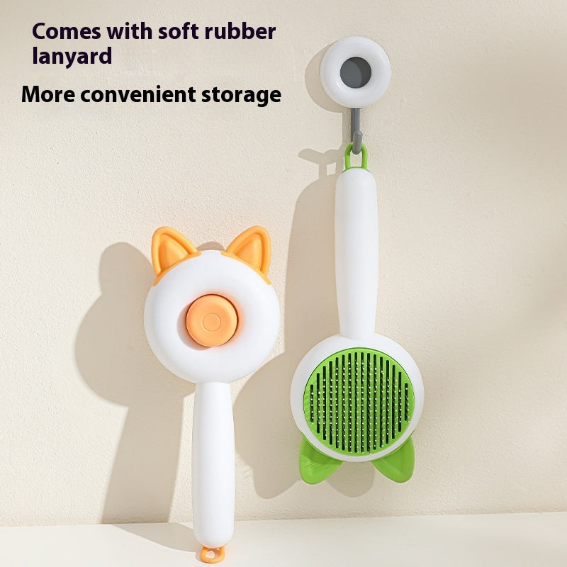 EasyClean Pet Grooming Brush – Remove Loose Fur Fast