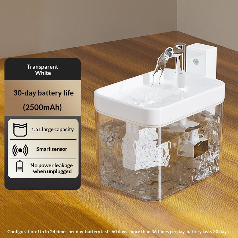 SmartFlow Cat Fountain – Wireless & Automatic Fresh Water