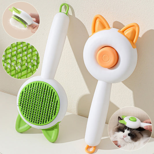 EasyClean Pet Grooming Brush – Remove Loose Fur Fast