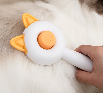 EasyClean Pet Grooming Brush – Remove Loose Fur Fast