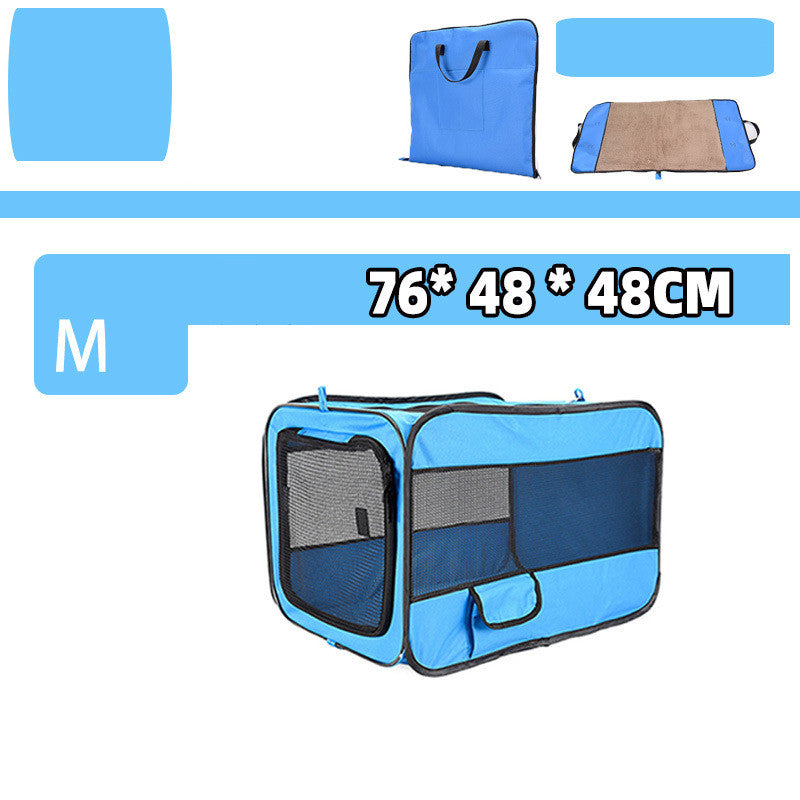 SafeTravel Pet Carrier – Foldable & Secure Travel Bag