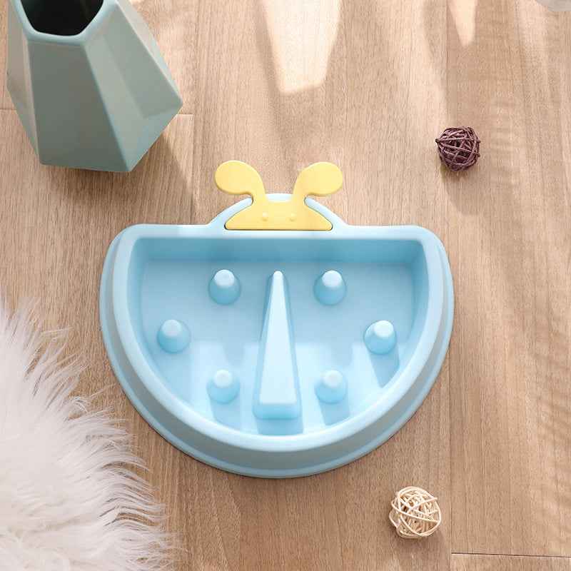 Ladybug Dog Bowl - Anti-choking Slow Feeder for Pets