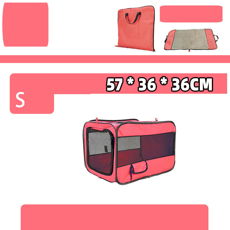SafeTravel Pet Carrier – Foldable & Secure Travel Bag