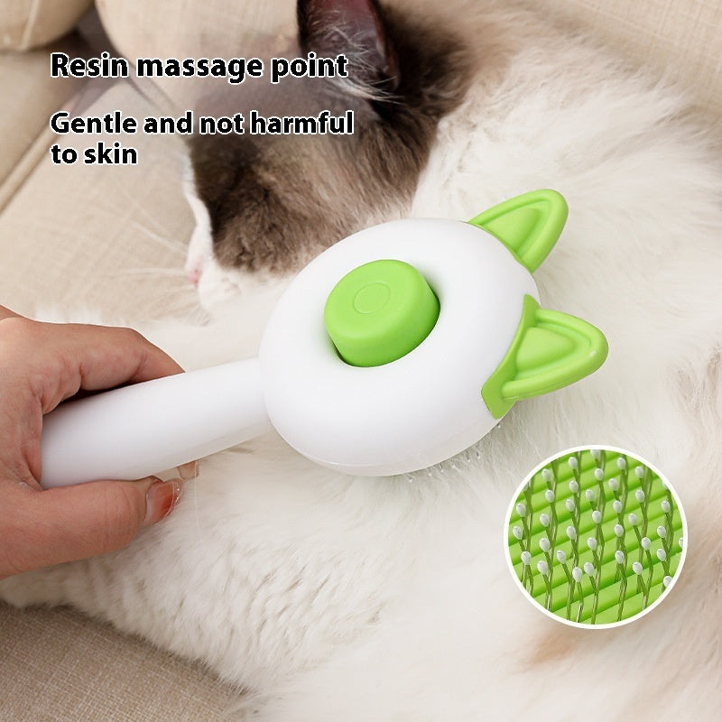 EasyClean Pet Grooming Brush – Remove Loose Fur Fast